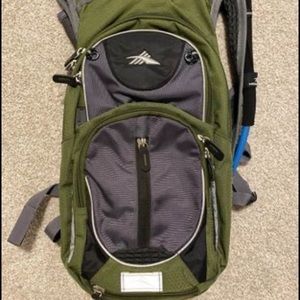 High Sierra camel backpack